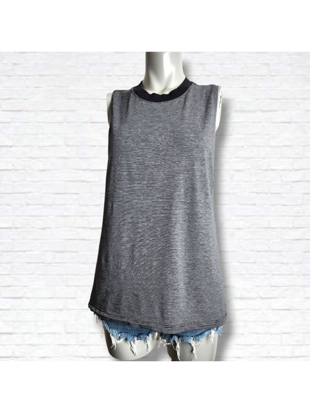 Lululemon Cardio Squad Tank II In Heathered Black Size M/L